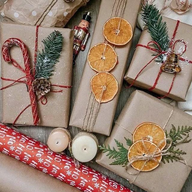 Новорічний декор з сушених апельсинів