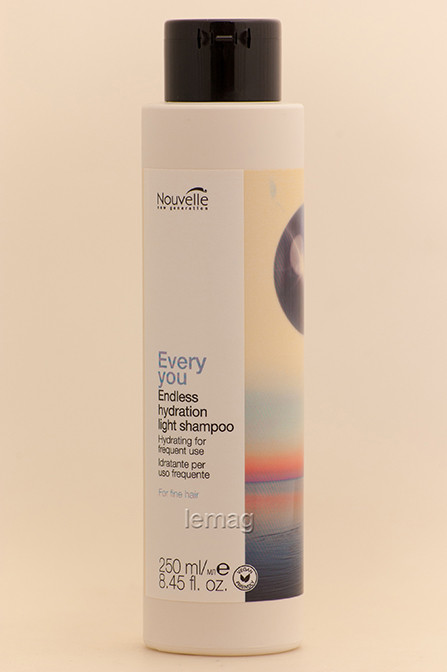 Nouvelle Шампунь зволожуючий для частого миття тонкого волосся, 250 мл, фото 1