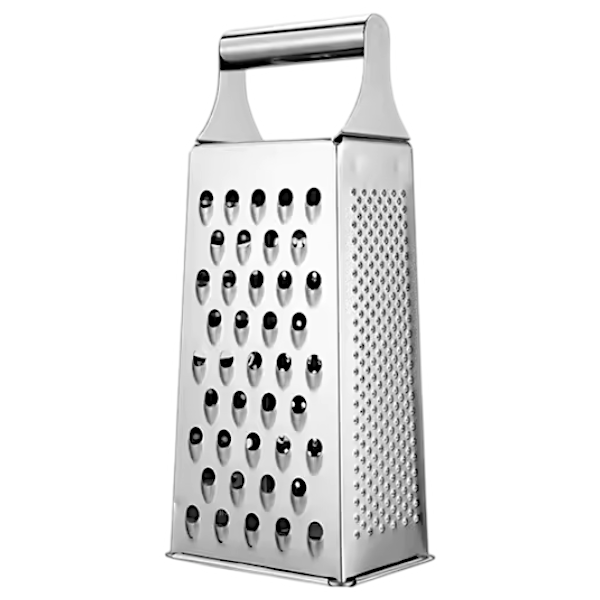 Тертка 4-х сторін. метал 7х9х21см (96), терка для овочів метал