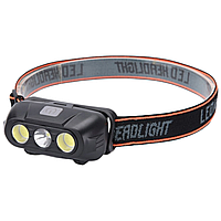 Фон. налоб. KX-215-LED+2COB, 1x18650, ЗУ Type-C