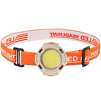 Ліхтар налобний CY-2026-B-COB+2LED(red)+2LED(blue), Li-Ion акумулятор, ЗП Type-C