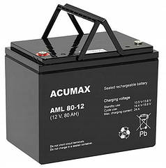 Акумулятор  ACUMAX AML 12V 80Ah  AGM VRLA