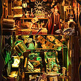 Бук Нук Дім магії Гаррі Поттера 3D Інтер'єрний конструктор The House of Magic Book Nook SL-08, фото 5