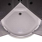 Душовий бокс Delfi V61 90х90х220, низкий піддон, тоноване скло 4 мм, без форсунок, без електроніки, фото 3