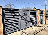 Розпашні ворота Жалюзі на подвір'ї/ Тип Pipe, фото 2