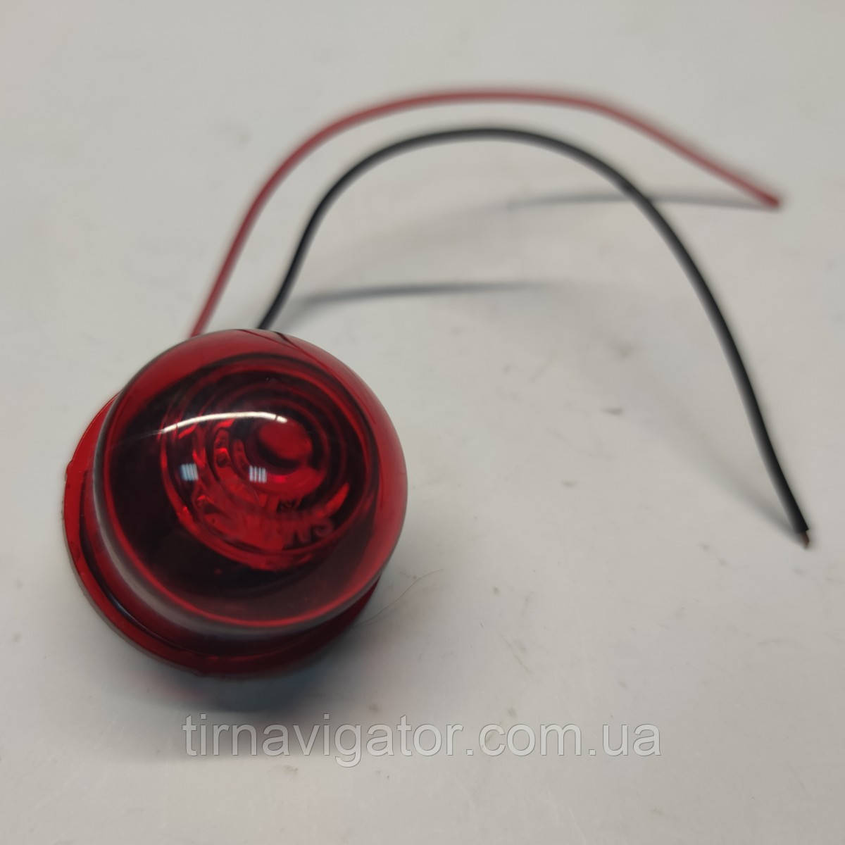 Вставка LED габариту червона D=28mm кругла (1SMD) міні