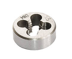 Плашка для нарізання різьби MASTERTOOL M10х1,5 мм 9ХС DIN 233 15-0105 (мт15-0105)
