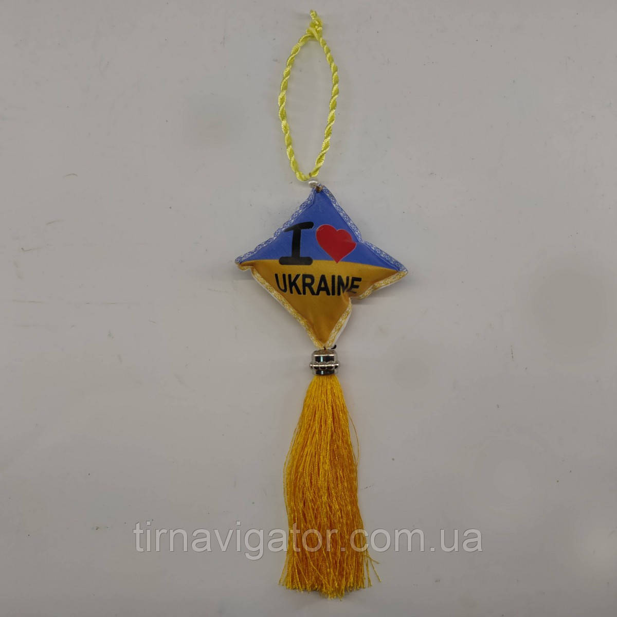 Китиця подушка (пензлик) I Love Ukraine, фото 1