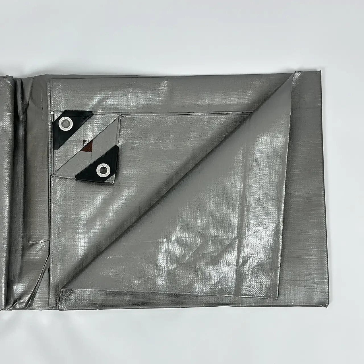 Тент Plandeka Gruba Сіро-Коричневий 210 г/м² 4×8 м Тент посилений укривний, фото 1