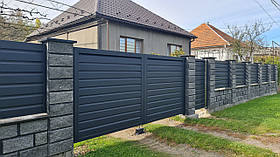 Металеві розпашні ворота Жалюзі/ Тип Pipe HIGH