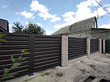 Паркан Жалюзі Pipe металевий (товщина 0,45 мм), фото 5
