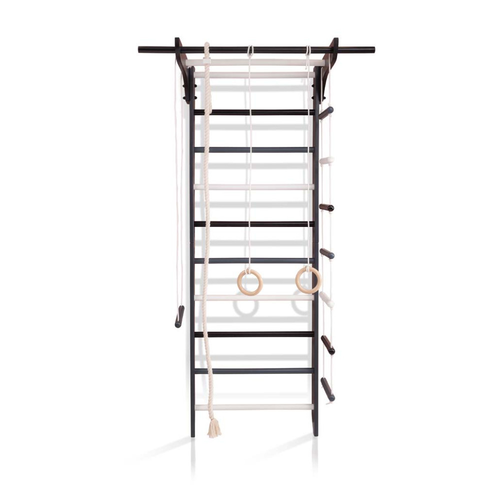 Дитячий кольоровий спортивний куточок «6-Lux 1-240» із мотузковим набором ТМ "SportBaby" (240х81 см), фото 1