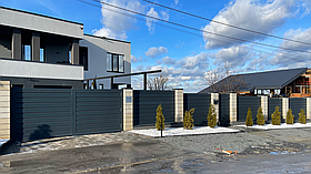 Паркан Жалюзі Pipe ULTRA металевий (товщина 0,5 мм)