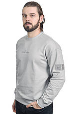 Світшот чоловічий Stone Island 25-E7314 світло-сірий, фото 4