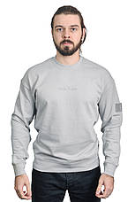 Світшот чоловічий Stone Island 25-E7314 світло-сірий, фото 3