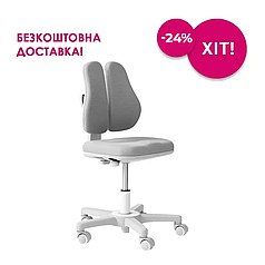 Дитяче ергономічне крісло Fundesk Mente Grey без підлокітників