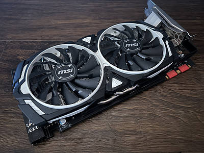 MSI GeForce GTX 1070 ARMOR 8G OC ОЕМ, ціна: 6900 ₴, купити
