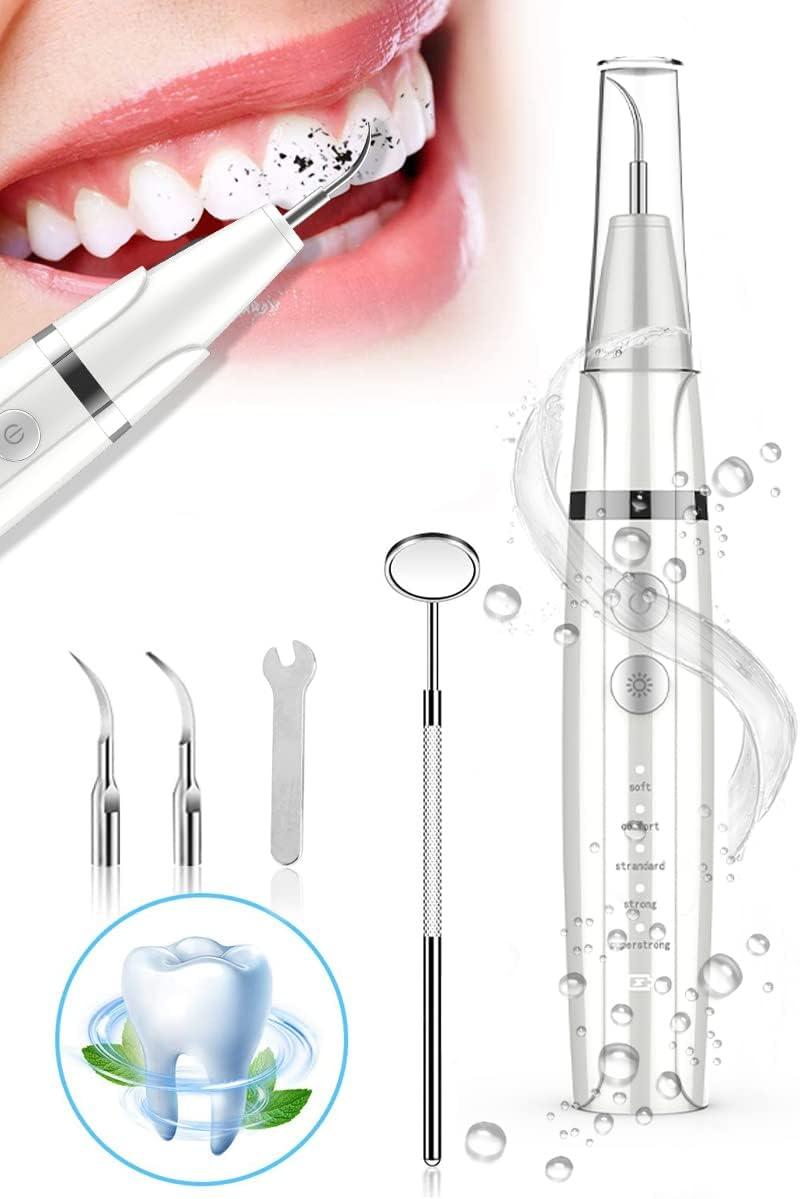 Wizco Налітний засіб для видалення зубного нальоту Набір для чищення зубів з 5 режимами, портативний інструмент для видалення плям, фото 1