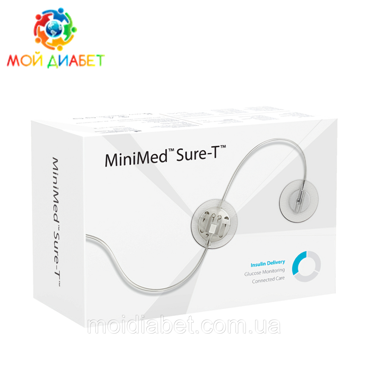 Інфузійний набір MiniMed Sure-T (Мінімед Шуа-Ті), Medtronic, ММТ-864А, 6 мм*60 см, 10 шт.