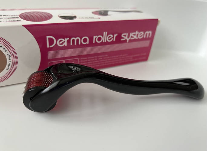 Мезороллер Skin Roller System для лица и тела, дермароллер на 540 голок ...