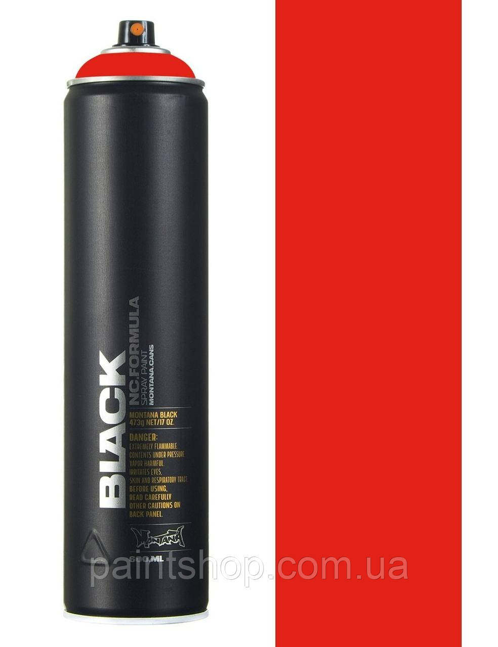 Аерозольна фарба Montana Black Extended P3000 Power Red (Червоний) 600 мл, фото 1