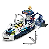 Дитячий гараж паркінгу Корабель 660 S-04 з акулою, машинкою, вертольотом, музична платформа, світло, фото 5