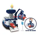 Дитячий гараж паркінгу Корабель 660 S-04 з акулою, машинкою, вертольотом, музична платформа, світло, фото 4