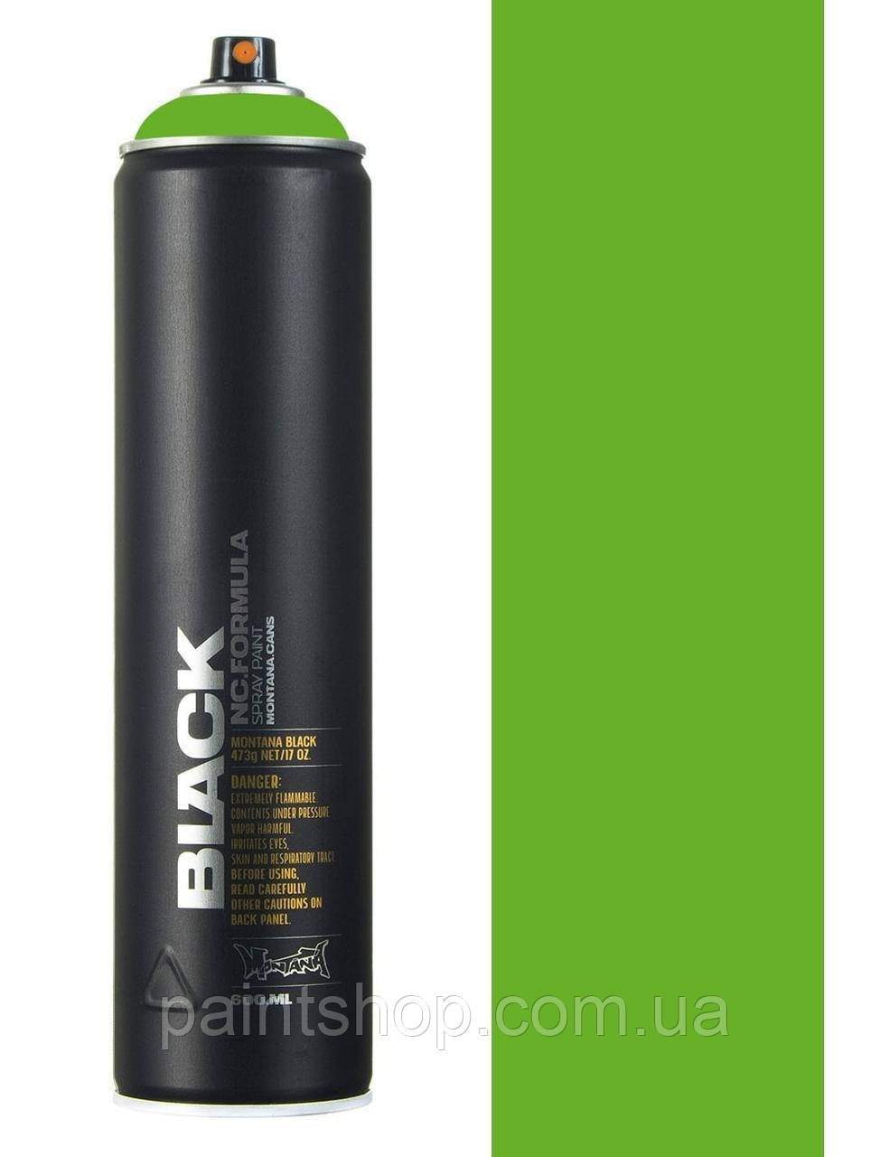Аерозольна фарба Montana Black Extended P6000 Power Green (Зелений) 600 мл, фото 1