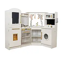 Кухня дитяча кутова дерев'яна AVKO Пальма + звукові світлові ефекти + аксесуари для дітей R_2474