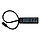 USB хаб Hoco HB25 Easy mix 4in1 (Type-C to USB) Чорний, usb концентратор/перехідник type c на usb, фото 4