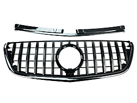 Передня решітка для Mercedes Vito W447 2014-2019 Diamond GT ХРОМ