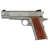 Страйкбольний пістолет Cybergun SA Colt 1911 Rail Gun GBB Blowback CO2 6 мм BB