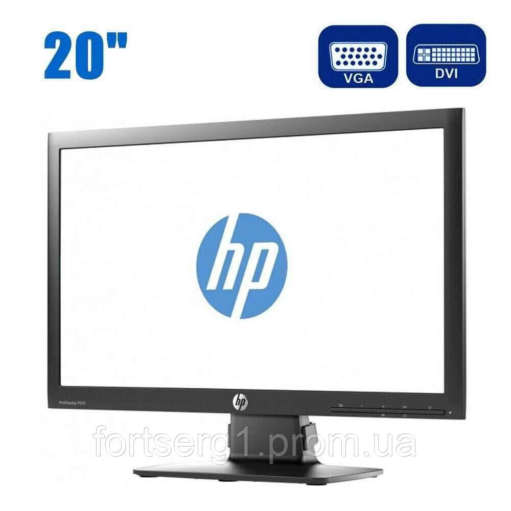 Б/У Монітор HP ProDisplay P201 20" (1600x900) TN / VGA, DVI, фото 1