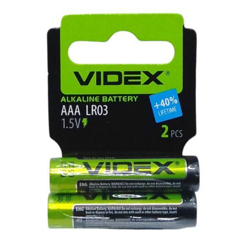 LR03 Батарейки Videx AAA лужні (4334), фото 1