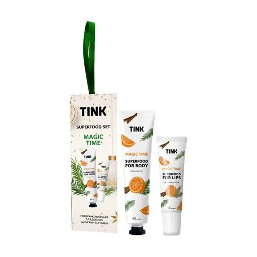 Подарунковий набір Tink Magic Time (крем для рук, 40 мл + бальзам для губ, 15 мл)