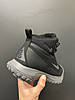 Зимові кросівки чоловічі Nike ACG Mountain Fly High Gore-Tex black чорно-сірі високі на хутрі Найк Моунт гортекс теплі, фото 6