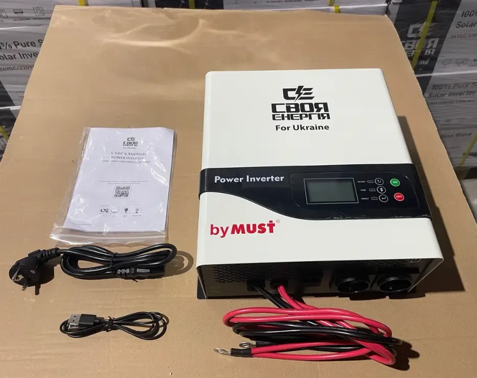 Інвертор ДБЖ Must EP20-600 PRO 600W / 12V для опалення