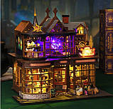 Румбокс Магічний будиночок зі скарбами Інтер'єрний конструктор Magic Treasure Roombox ES-016 + купол, фото 3