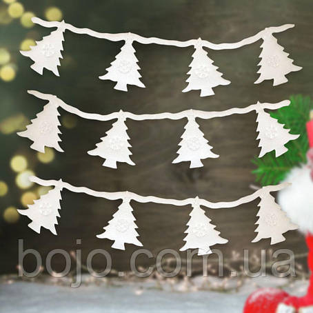 Зимова декорація "Ялинка" SY-03 прикраса для вікон, стін, ялинки, фото 1