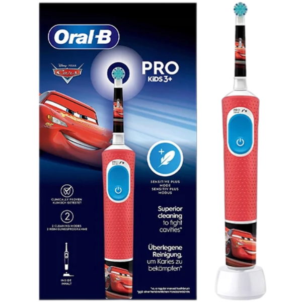 Електрична зубна щітка Oral-B D103 Vitality Pro Kids Cars