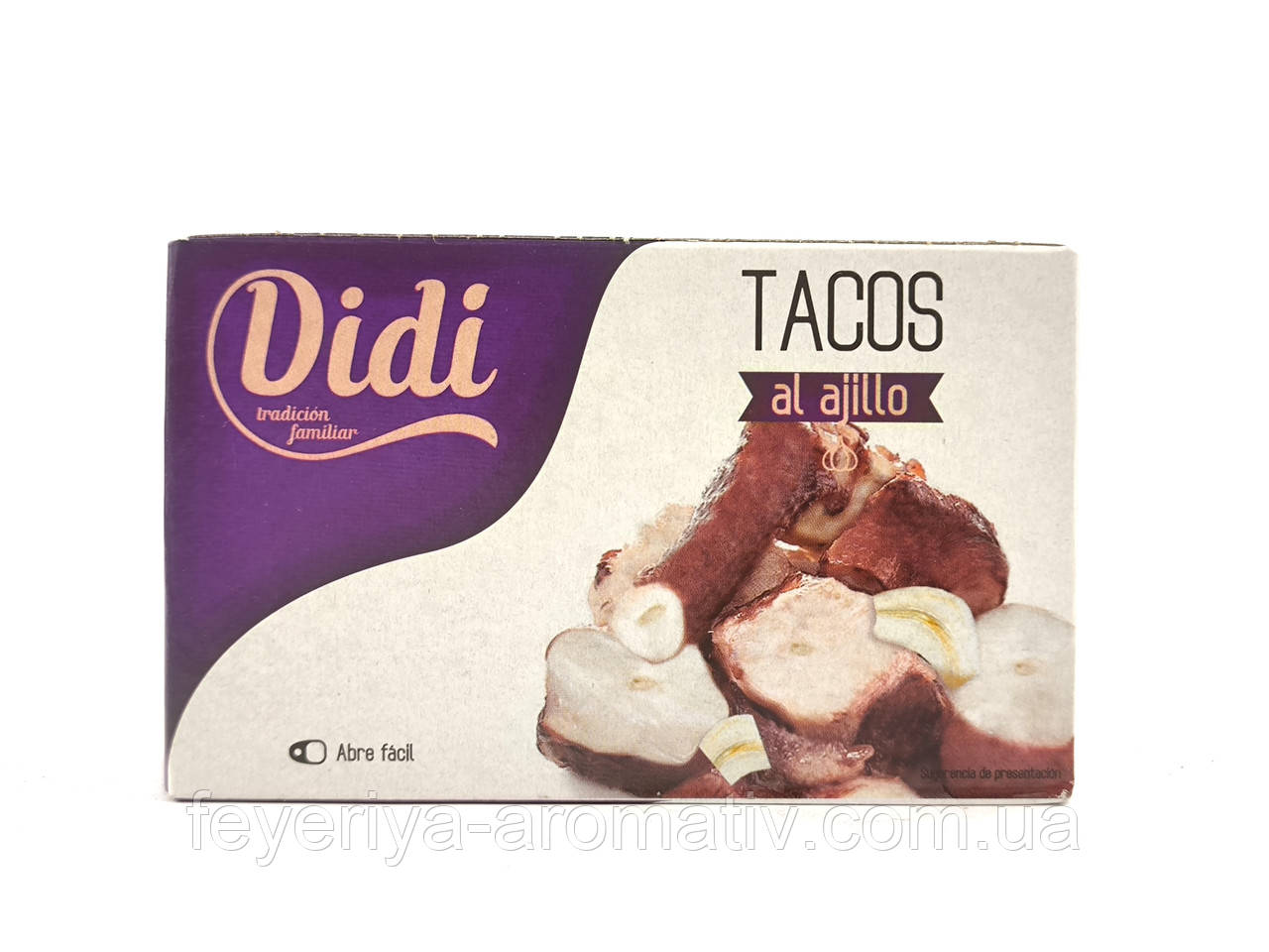Восьминіг з часником Didi Tacos al ajillo 111/72гр (Іспанія)