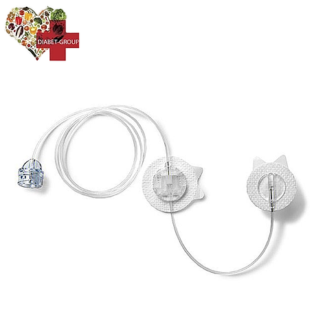 Інфузійний набір MiniMed Sure-T (Мінімед Шуа-Ті), Medtronic, ММТ-864А, 6 мм*60 см, 1 шт., фото 1