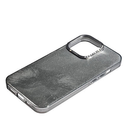 Чохол Marble Style для Apple iPhone 14 Pro Black, фото 3
