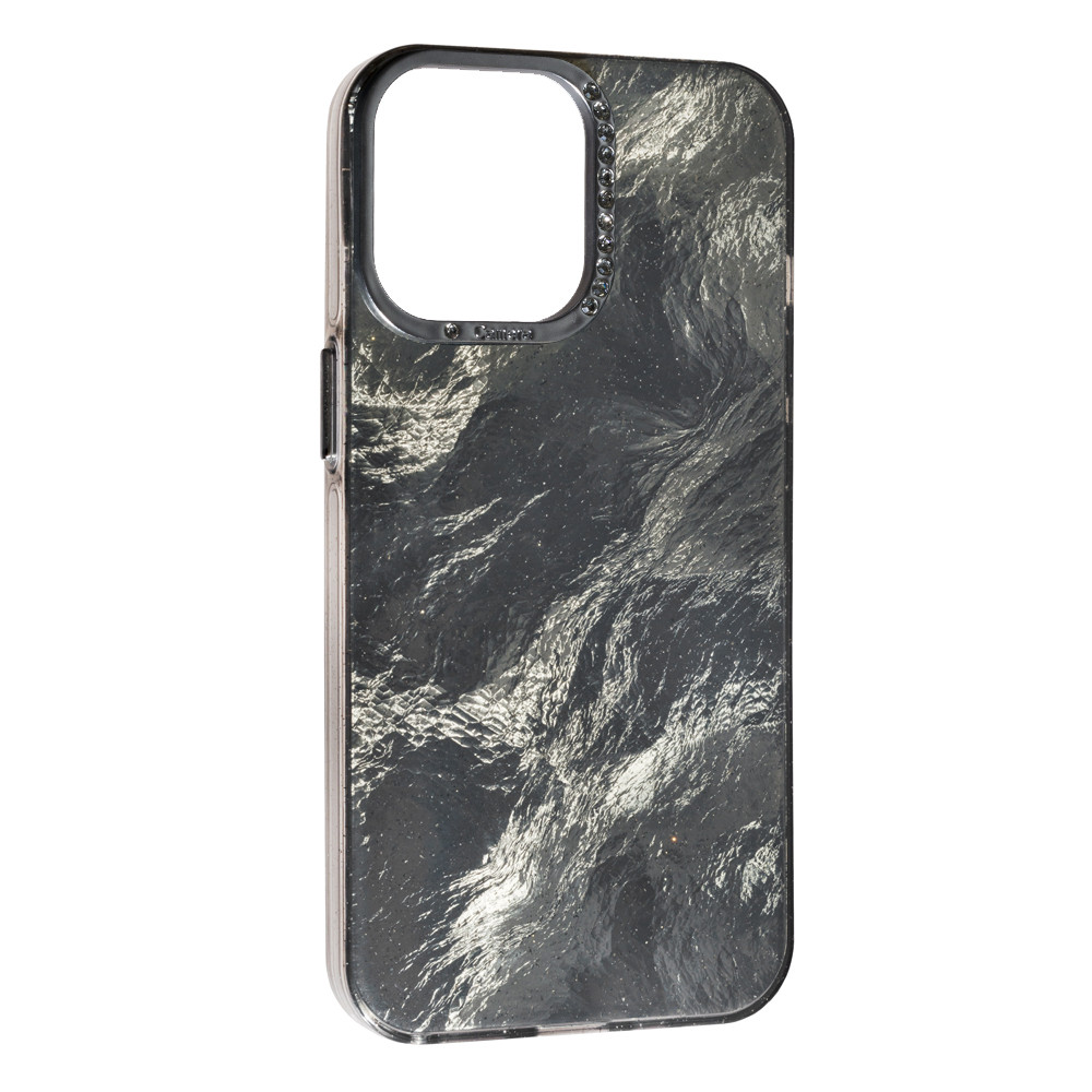 Чохол Marble Style для Apple iPhone 14 Pro Black