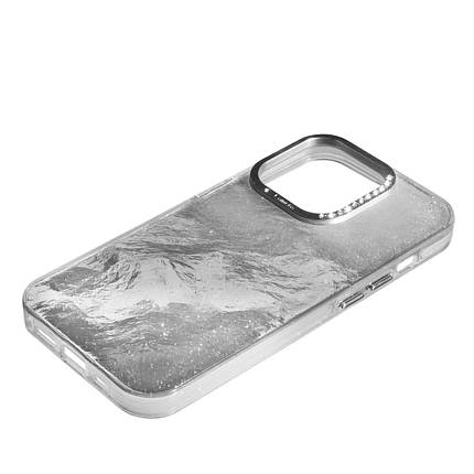 Чохол Marble Style для Apple iPhone 14 Pro Silver, фото 3