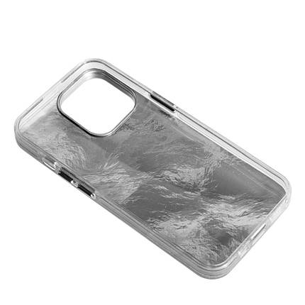 Чохол Marble Style для Apple iPhone 14 Pro Silver, фото 4