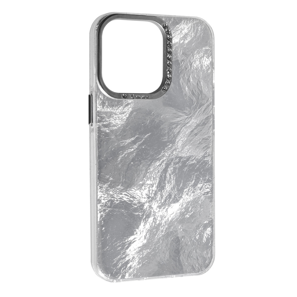 Чохол Marble Style для Apple iPhone 14 Pro Silver