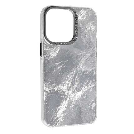 Чохол Marble Style для Apple iPhone 14 Pro Silver, фото 1
