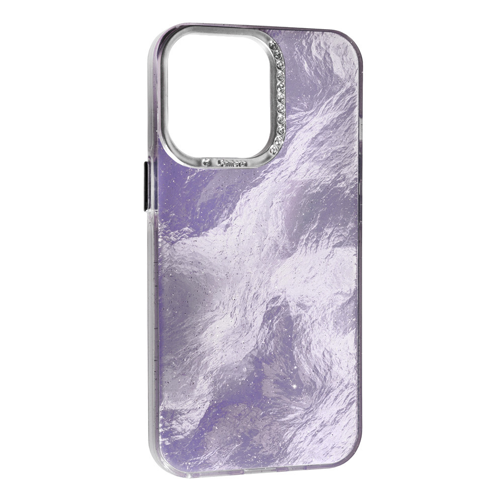 Чохол Marble Style для Apple iPhone 14 Pro Violet