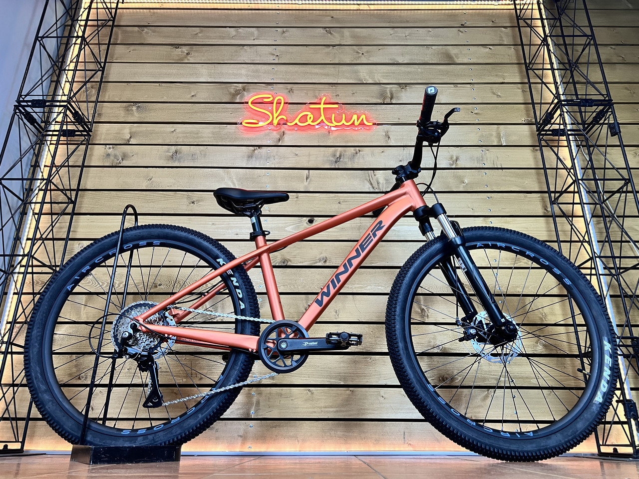 Велосипед гірський спортивний 26" WINNER SOLID - FX мідний на зріст 150-165 см